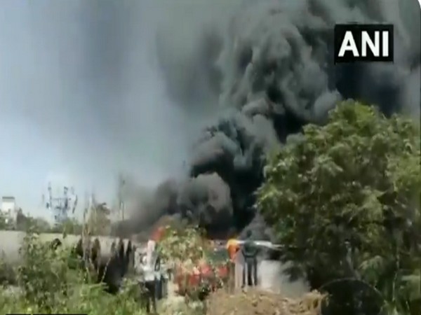 Visual from the fire site. (ANI)