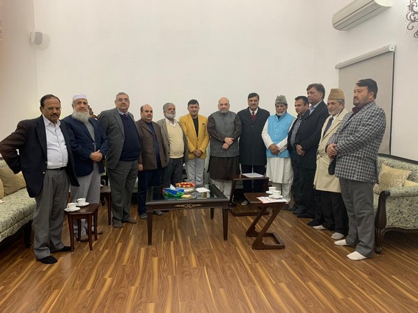 Union Home Minister Amit Shah and NSA Ajit Doval met delegation representing Pahari community in New delhi on Wednesday 