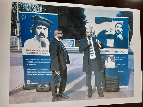 Pashtuns hold protest at UN HQ against Pakistan