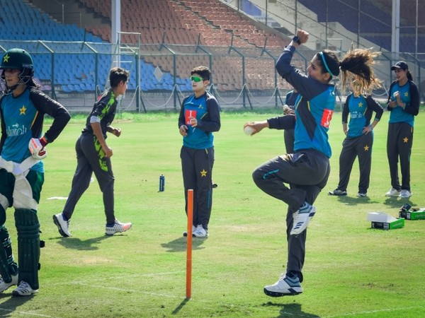 Pakistan women's team training (Photo/ PCB Media Twitter)