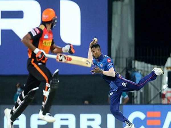 Hardik Pandya in action against SRH (Image: BCCI/IPL)
