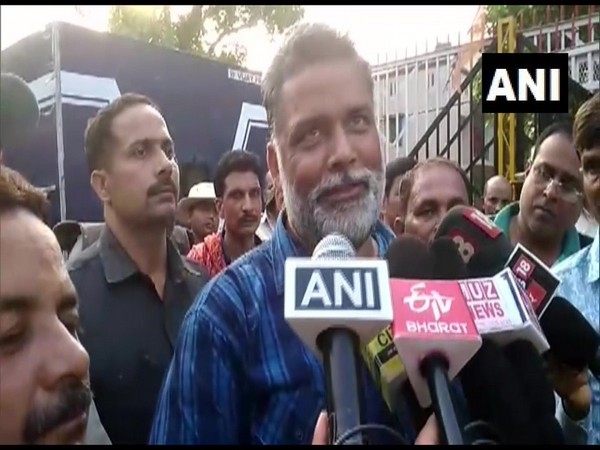Jan Adhikar Party chief and former MP Pappu Yadav speaking to reporters on Thursday.