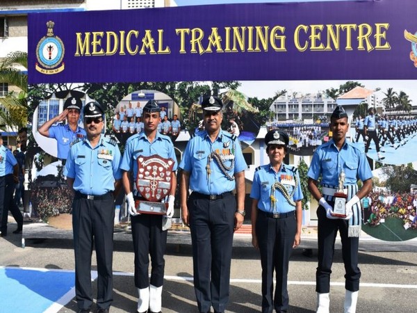 Passing out parade of 87 medical assistants held in Bengaluru. Photo/ANI