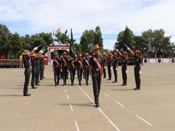Passing out parade of 58 Gorkha Training Centre held in Shillong, Meghalaya on Saturday. 