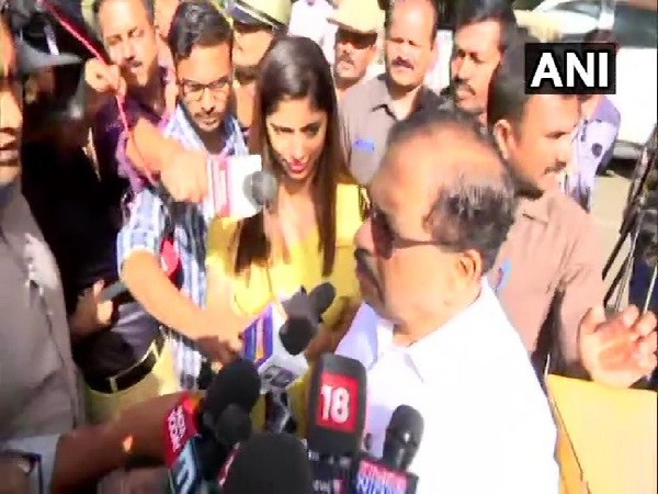 Karnataka Deputy Chief Minister MG Parameshwara speaking to media in Bengaluru on July 8.