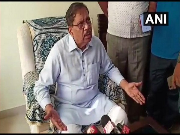 Former Karnataka Chief Minister G Parameshwara talking to media in Tumkur on Thursday 