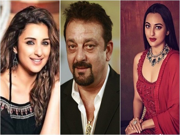 Parineeti Chopra, Sanjay Dutt and Sonakshi Sinha, Image courtesy: Instagram
