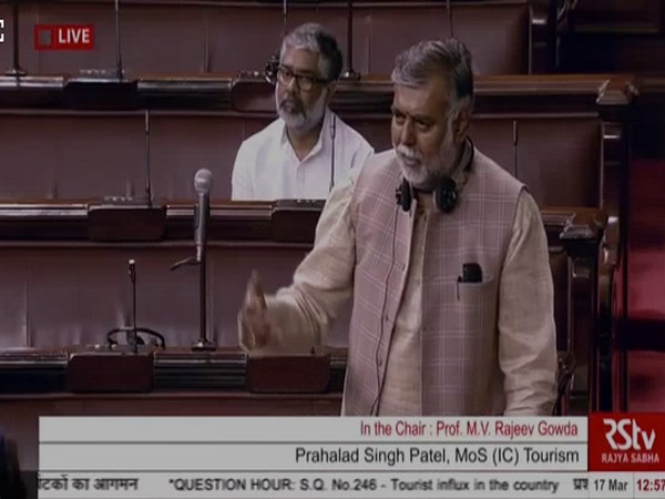 Prahlad Singh Patel speaking in Rajya Sabha.