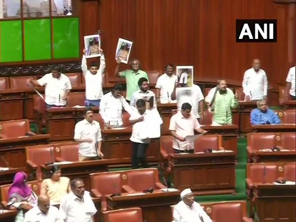 Visuals from Karnataka Assembly