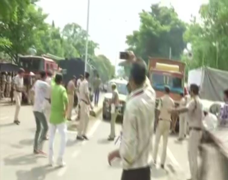 Visual from Patna on Thursday. Photo/ANI