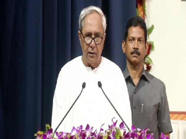 Odisha Chief Minister Naveen Patnaik speaking at an event in Bhubaneswar 