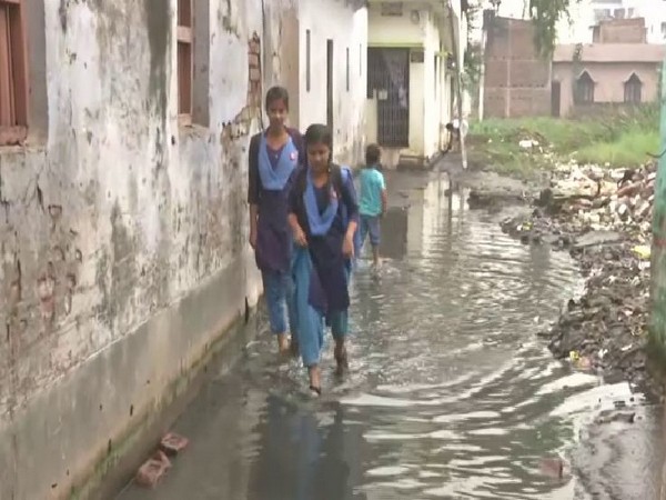 Even after a month, Patna's woes persist. Photo/ANI