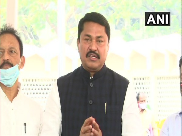 Maharashtra Congress chief Nana Patole speaking to media in Mumbai on Friday. (Photo/ANI)