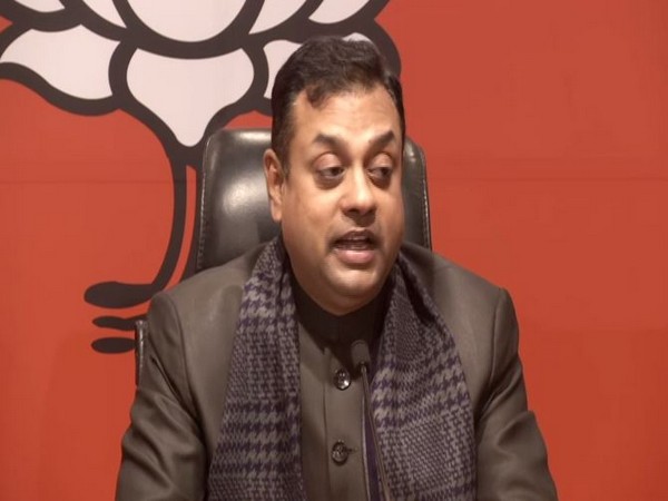 BJP leader Sambit Patra speaking to reporters at a press conference in New Delhi on Friday. Photo/ANI