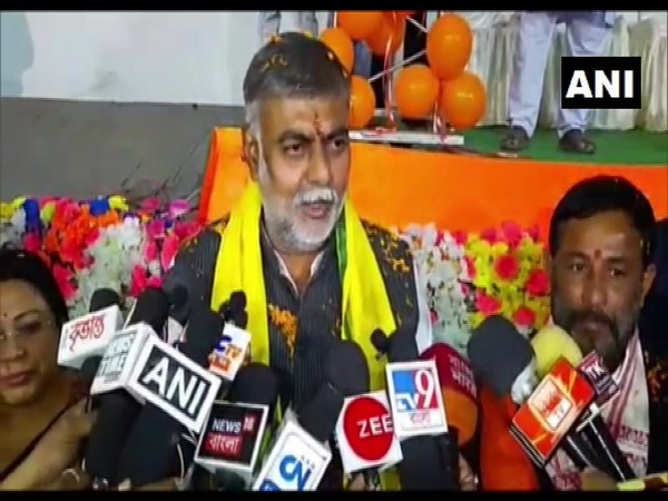Union Culture Minister Prahlad Patel speaking to media on Saturday. (Photo/ANI)