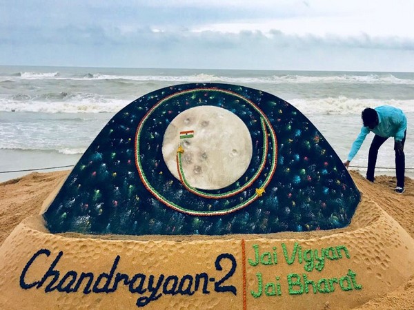 Sand art by Sudarsan Pattnaik. Photo/Twitter