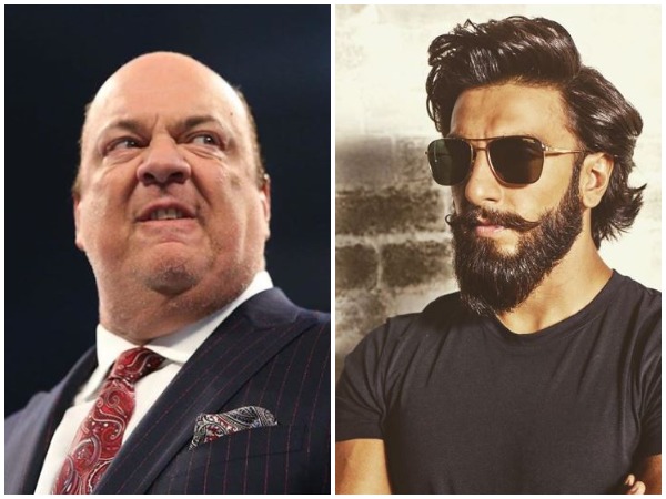 Paul Heyman and Ranveer Singh (Image courtesy: Instagram)