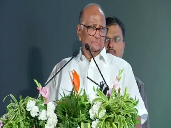 NCP chief Sharad Pawar speaking at Sugar Conference 2020 in Pune, Maharashtra on July 7. Photo/ANI