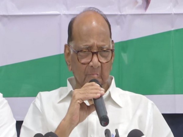NCP chief Sharad Pawar addressing a press conference in Mumbai