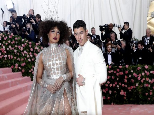 Priyanka Chopra and Nick Jonas at the Met Gala red carpet