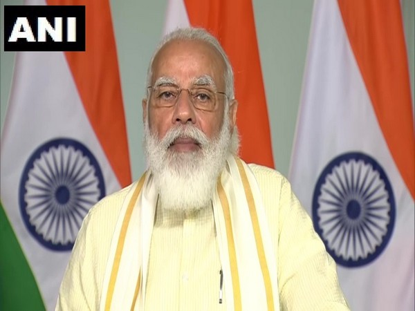 Prime Minister Narendra Modi virtually addressing the centenary convocation of the University of Mysore. (Photo/ANI)