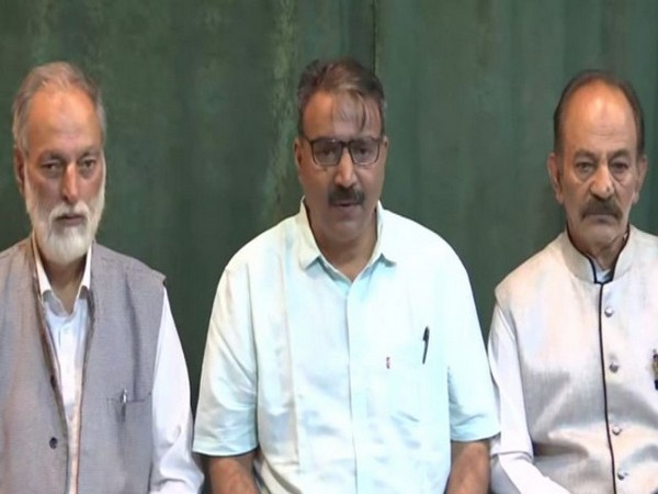 Jammu and Kashmir Peace Forum President Satish Mahaldar. (Photo/ ANI)