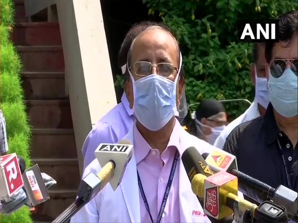 Dr Jagat Ram, Director of PGIMER, Chandigarh speaking to ANI on Sunday. Photo/ANI