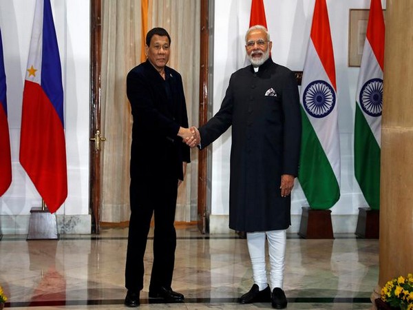 Philippine President Rodrigo Duterte and Prime Minister Narendra Modi.