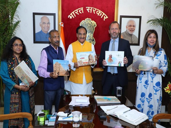 Union Education Minister Ramesh Pokhriyal 'Nishank' held a virtual meeting Director General UNESCO, Audrey Azoulay in New Delhi Thursday.
