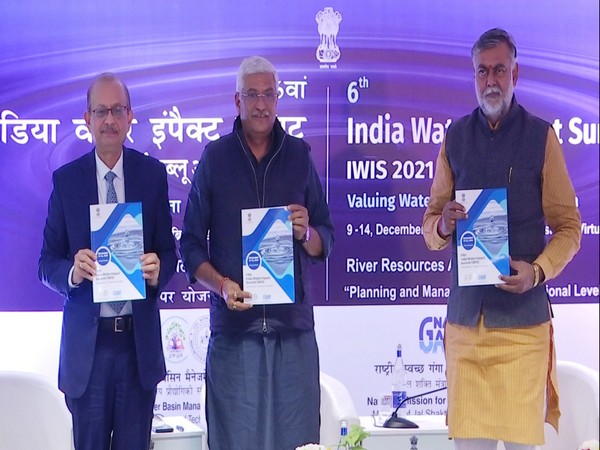 Union Jal Shakti Minister Gajendra Singh Shekhawat and MoS in the Ministry of Jal Shakti Prahlad Singh Patel at India Water Impact Summit in Delhi on Thursday.