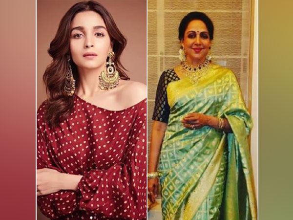 Alia Bhatt and Hema Malini, Picture courtesy: Instagram