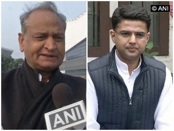 Rajasthan Chief Minister Ashok Gehlot (Left) and former Deputy Chief Minister Sachin Pilot (File photo)