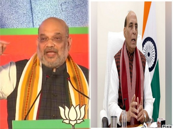 Amit Shah and Rajnath Singh (Photo/ANI)