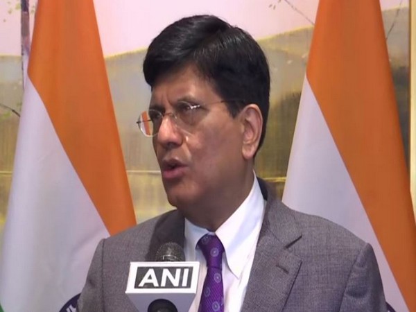 Union Commerce and Industry Minister Piyush Goyal speaking to ANI in New York on Wednesday.