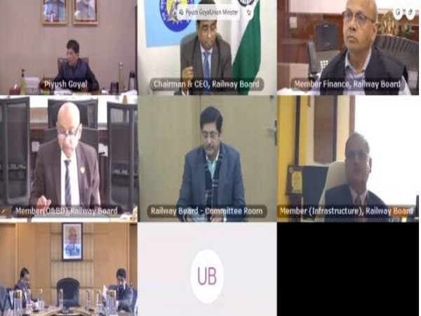 Railway Minister Piyush Goyal reviews progress of DFC (Photo Credit: Twitter/ Piyush Goyal)