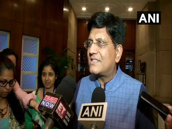 Union Minister Piyush Goyal speaking to media persons in New Delhi on Monday