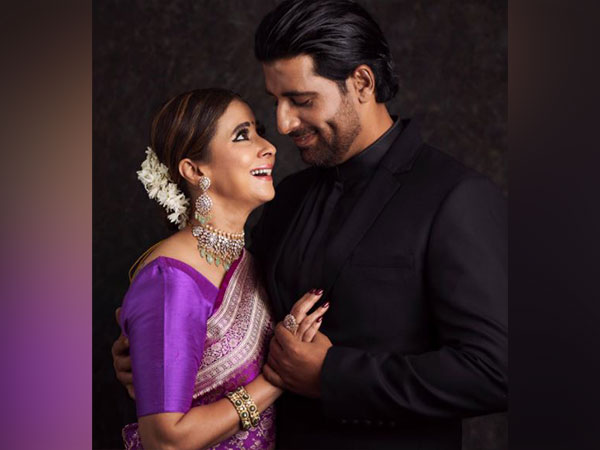 Urmila Matondkar and her husband (Image source: Instagram)