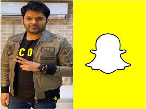 Kapil Sharma and Snapchat logo