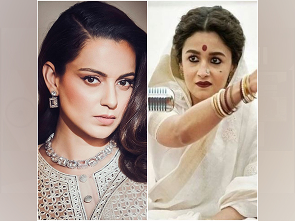Kangana Ranaut and Alia Bhatt as Gangubai (Image source: Instagram)