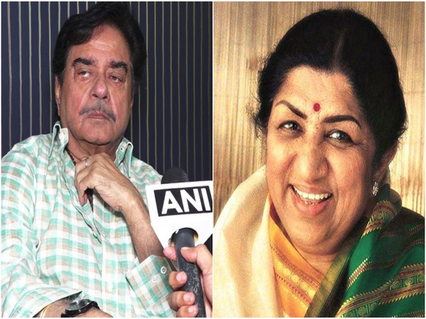 Shatrughan Sinha and late Lata Mangeshkar