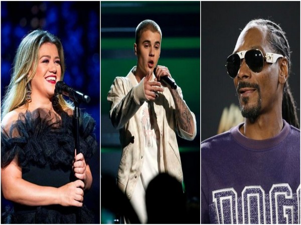 Kelly Clarkson, Justin Bieber and Snoop Dogg (Image Source: Instagram)