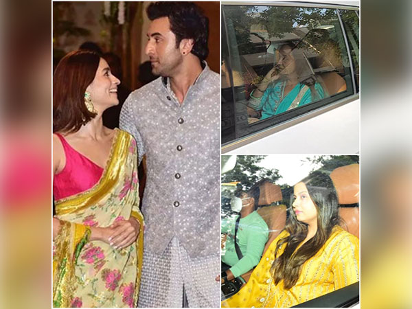 Alia Bhatt, Ranbir Kapoor, Soni Razdan and Shaheen Bhatt