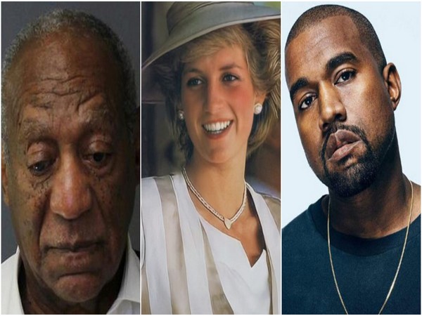 Bill Cosby, Princess Diana, Kanye West
