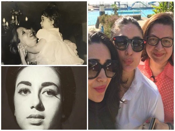 Kareena Kapoor Khan, Karisma Kapoor with their mother Babita (Image source: Twitter)