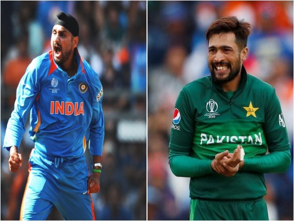 Harbhajan Singh and Mohammad Amir