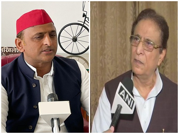 SP chief Akhilesh Yadav and party leader Azam Khan.