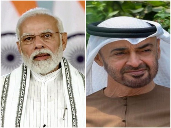 Prime Minister Narendra Modi and newly elected UAE President Sheikh Mohamed bin Zayed Al Nahyan