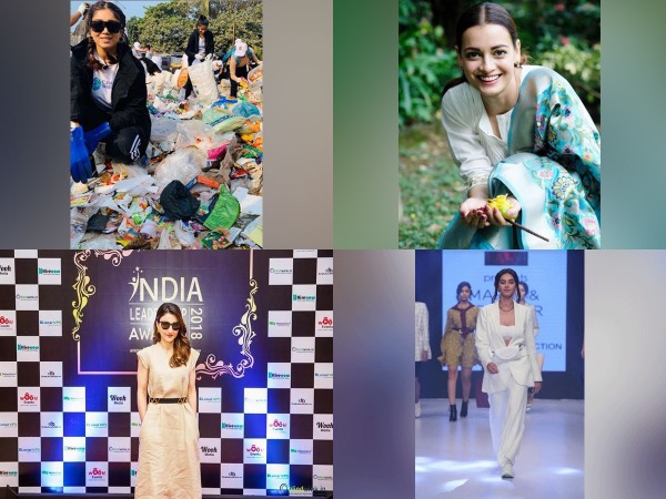 Actors Bhumi Pednekar, Dia Mirza, Soha Ali Khan and Shibani Dandekar (Image source: Instagram)