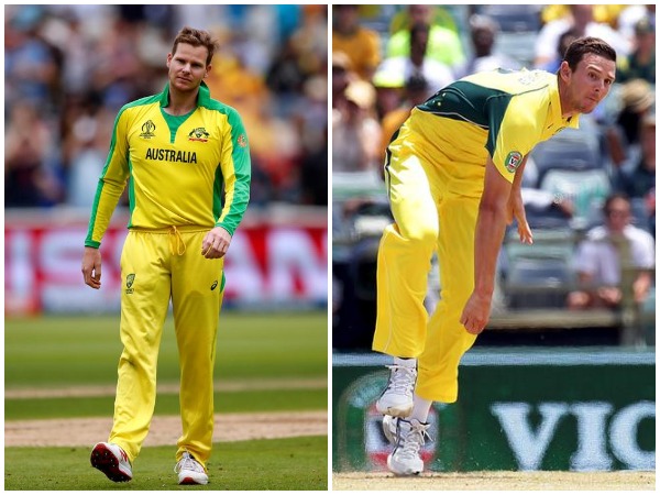 Steve Smith (L) and Josh Hazelwood (R)