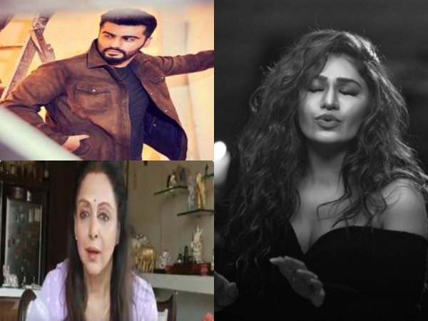 Actors Arjun Kapoor, Hema Malini and singer Tulsi Kumar (Image Source: Instagram file)